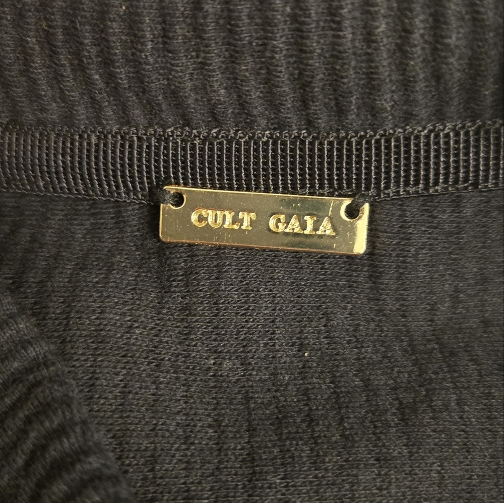 Cult Gaia Puff Sleeve Cutout Blouse - Picture 6 of 7